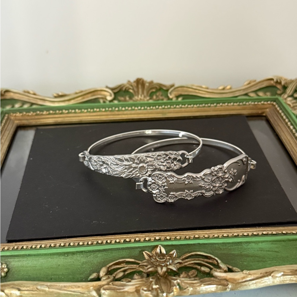 Silverware Inspired Bracelet Duo - image 4